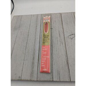 Vintage J&P Coats Neck Opening Metal Zipper 18" Tango 135-C Orange